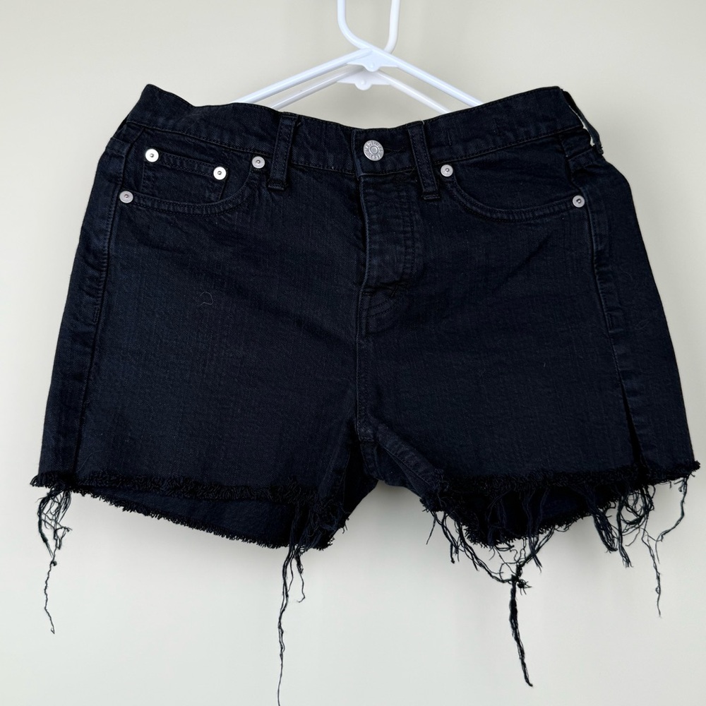 Madewell Women’s Dark black Jean Shorts size‎ 24